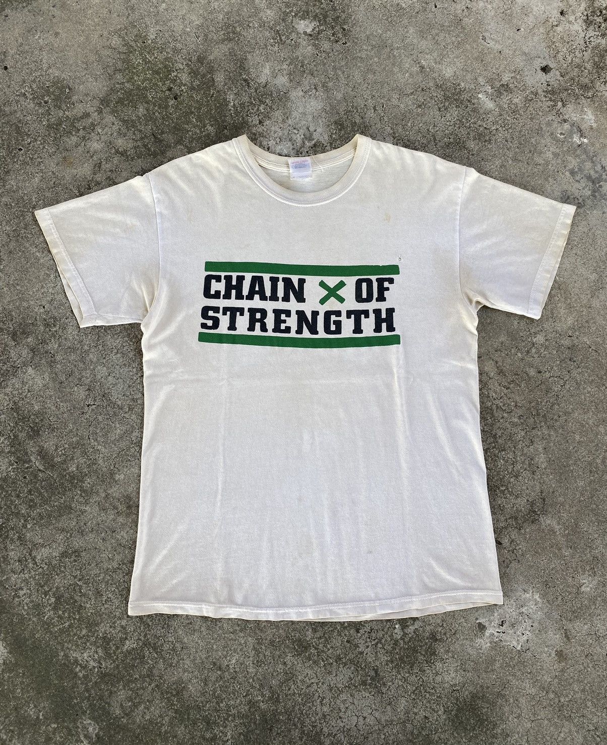 Vintage Chain of strength true till death t-shirt