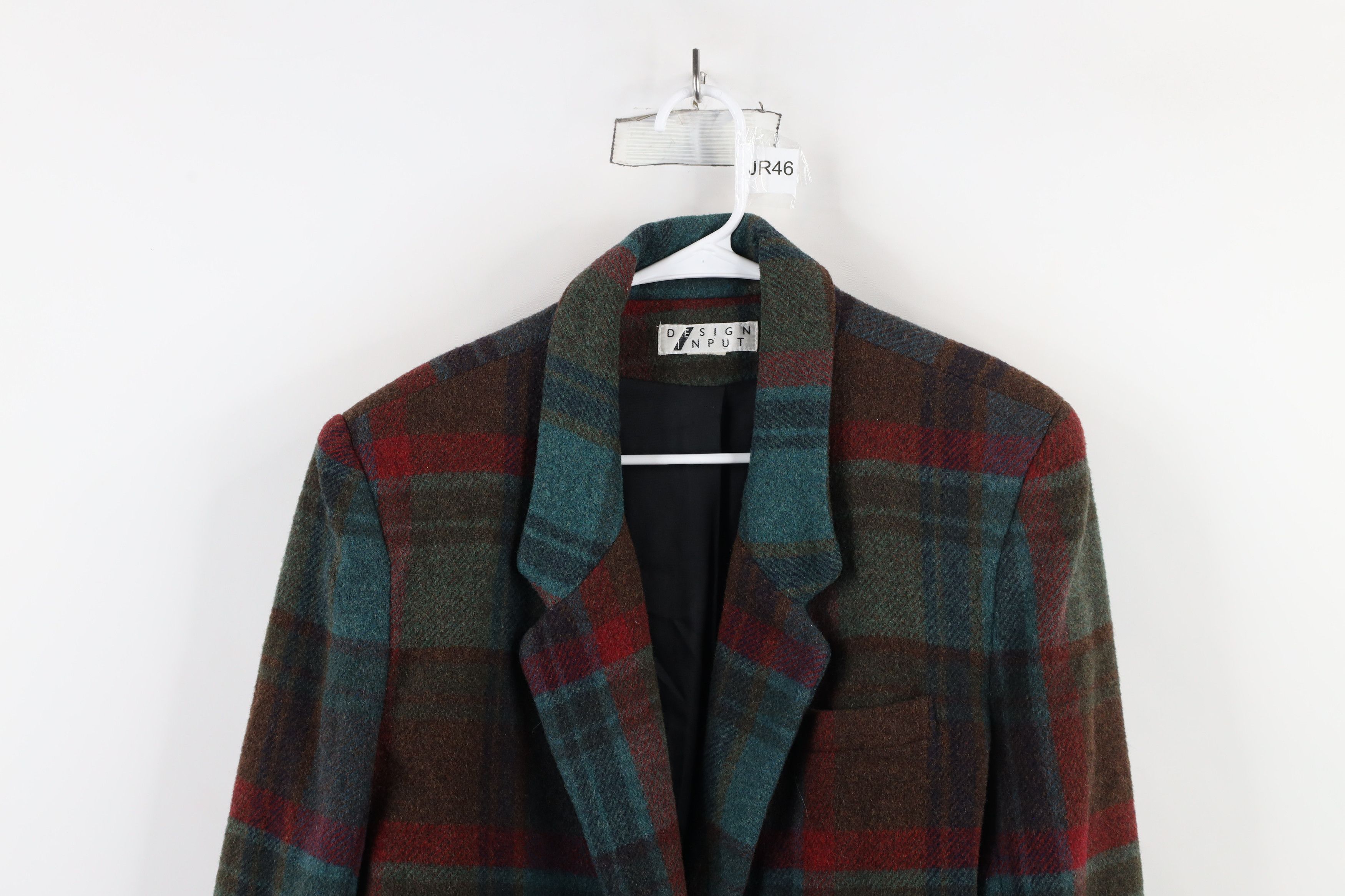 Vintage Vintage 90s Streetwear One Button Blazer Suit Jacket Plaid Size XXL / US 16-18 / IT 52-54 - 2 Thumbnail