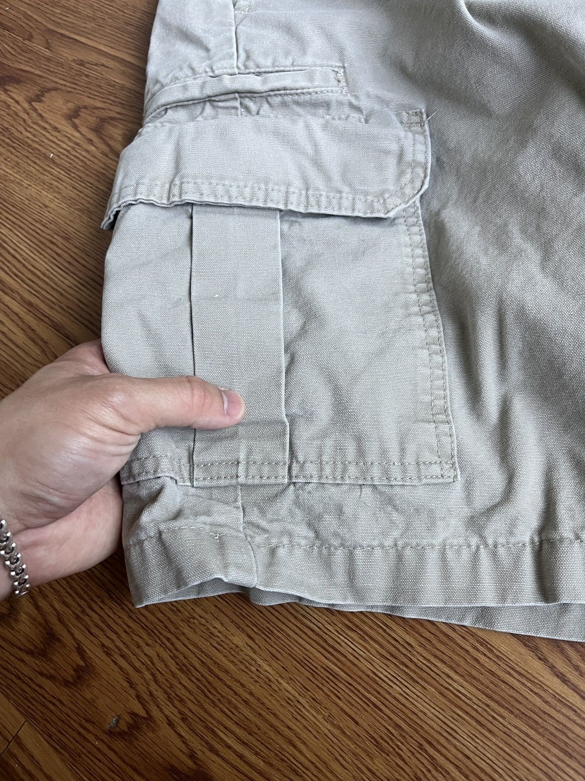Dickies × Vintage Vintage Dickies Khaki Cargo Shorts Size US 34 / EU 50 - 3 Thumbnail