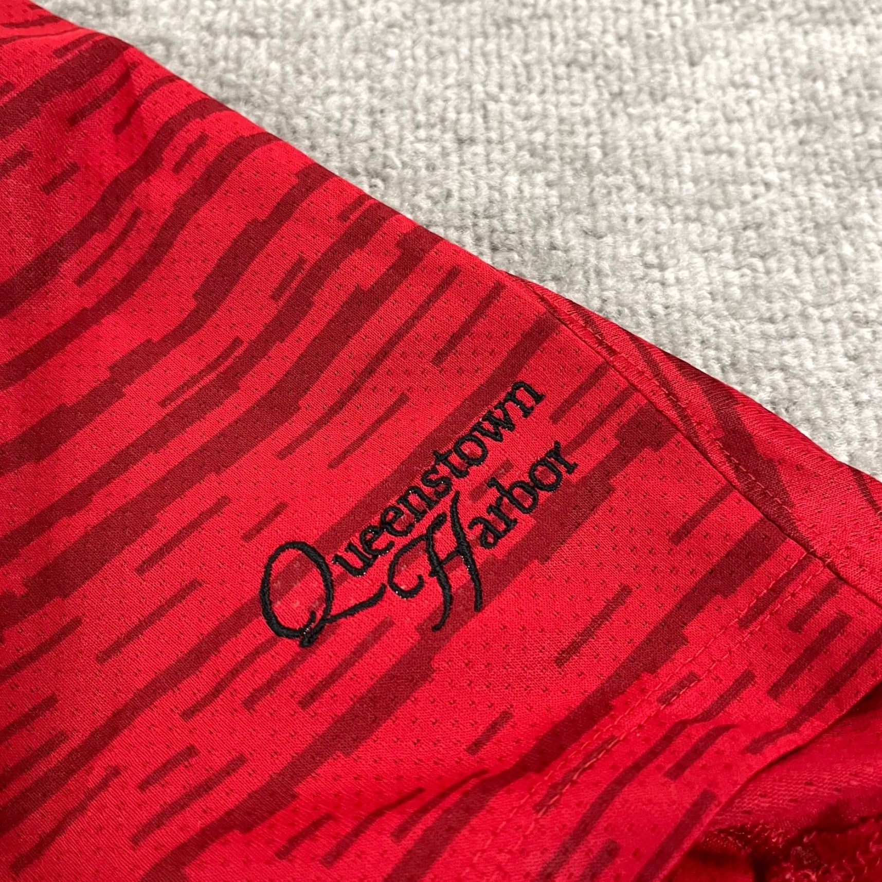 Nike Nike Tiger Woods Polo Mens XL Red Snap Collar Queenstown Harbor Dri-Fit ADV TW Size US XL / EU 56 / 4 - 3 Thumbnail