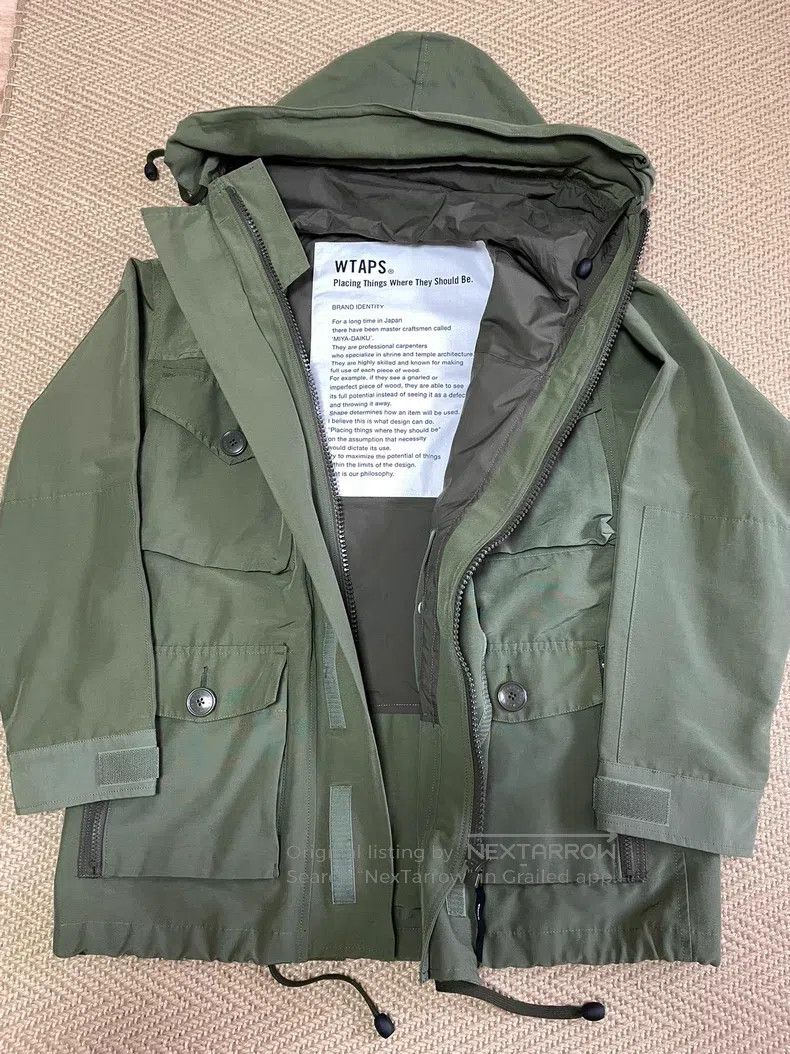 Wtaps Wtaps Zippered hooded four-pocket work jacket Size US M / EU 48-50 / 2 - 2 Thumbnail
