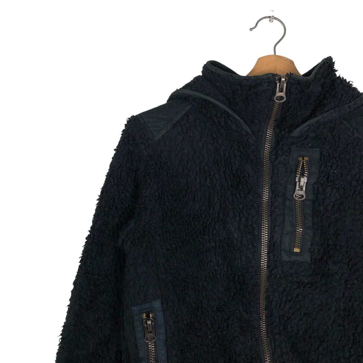 Hysteric Glamour Vintage Cropped Biker Jacket Shearling Classical Capistrano Size US M / EU 48-50 / 2 - 7 Thumbnail