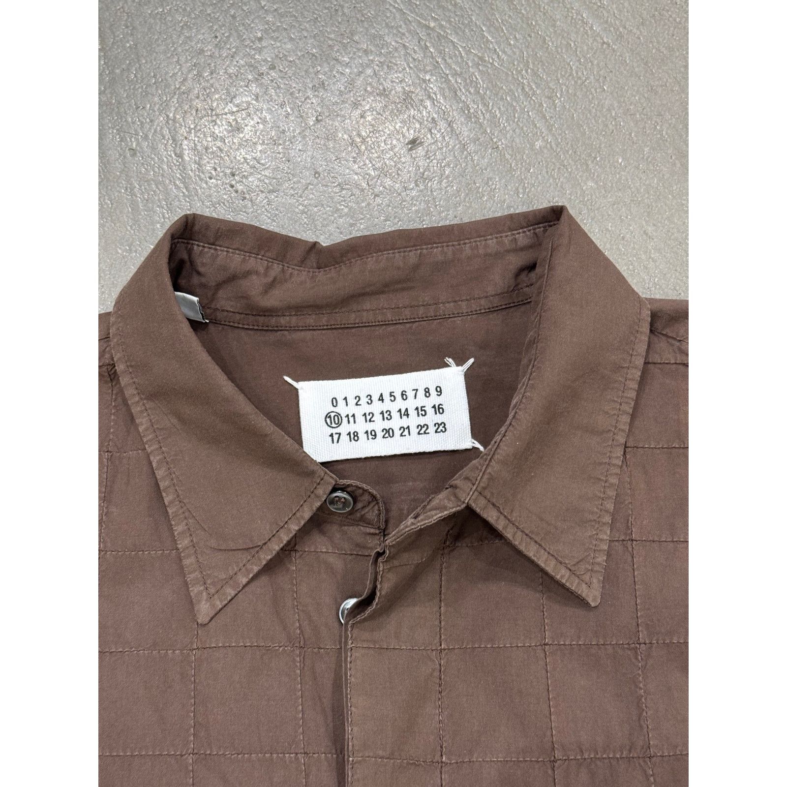 Maison Margiela A/W 2007 Maison Margiela brown shirt Size L / US 10 / IT 46 - 3 Thumbnail