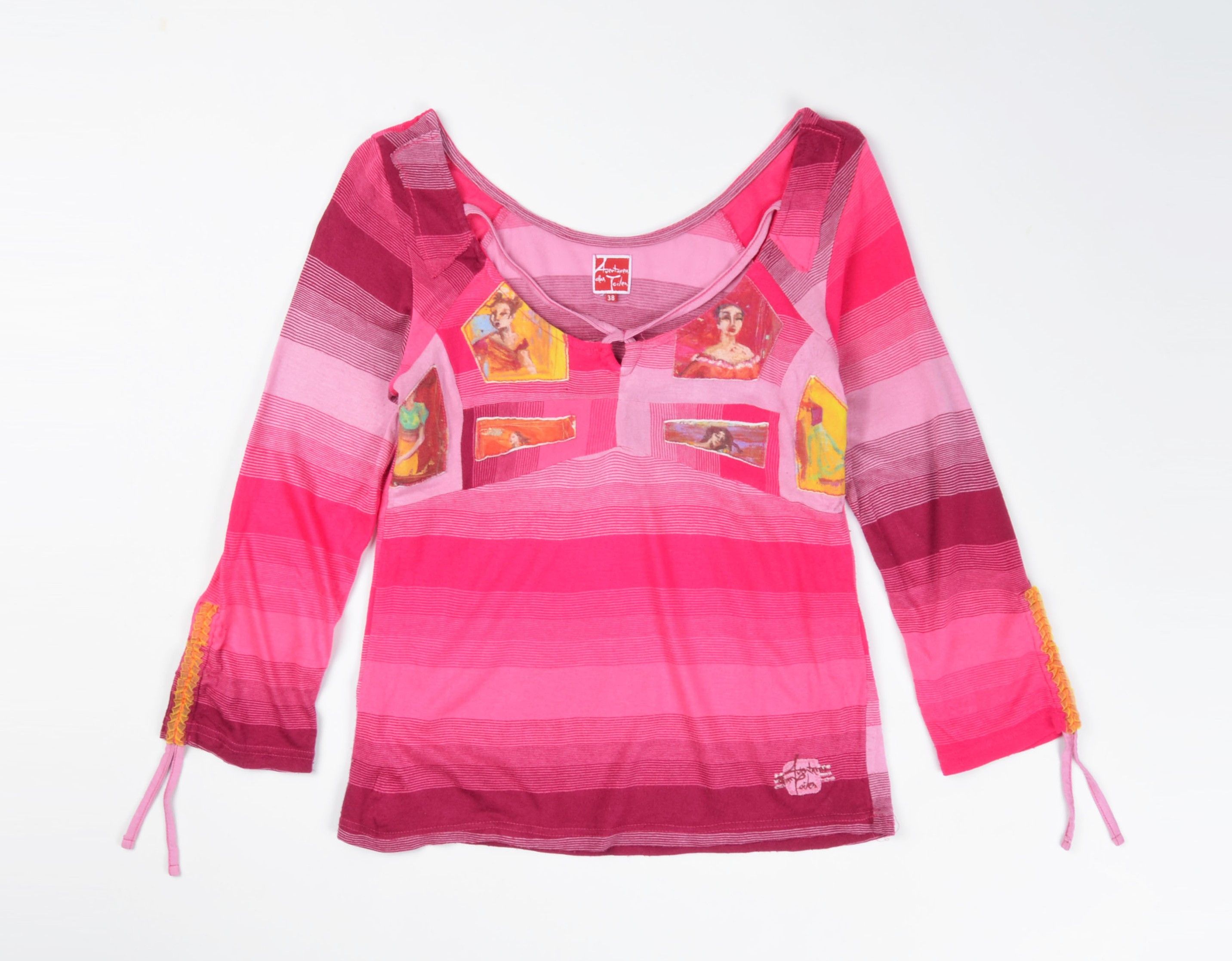 Designer Aventures des Toiles Y2K Kidcore Cute Top Size XS / US 0-2 / IT 36-38 - 4 Thumbnail