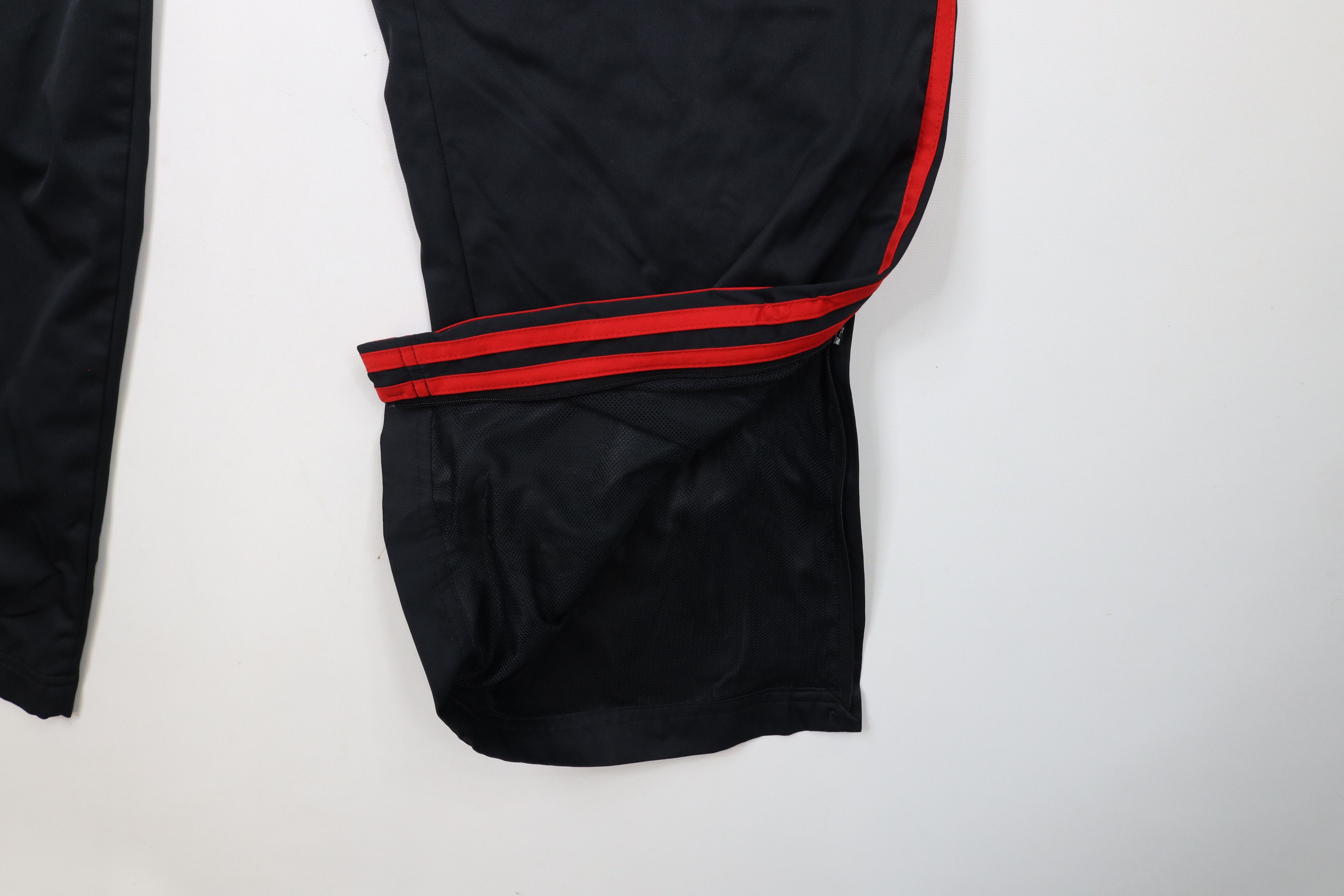 Adidas Vintage Y2K Adidas Lined Wide Leg Windbreaker Pants Black Size US 40 / EU 56 - 5 Thumbnail