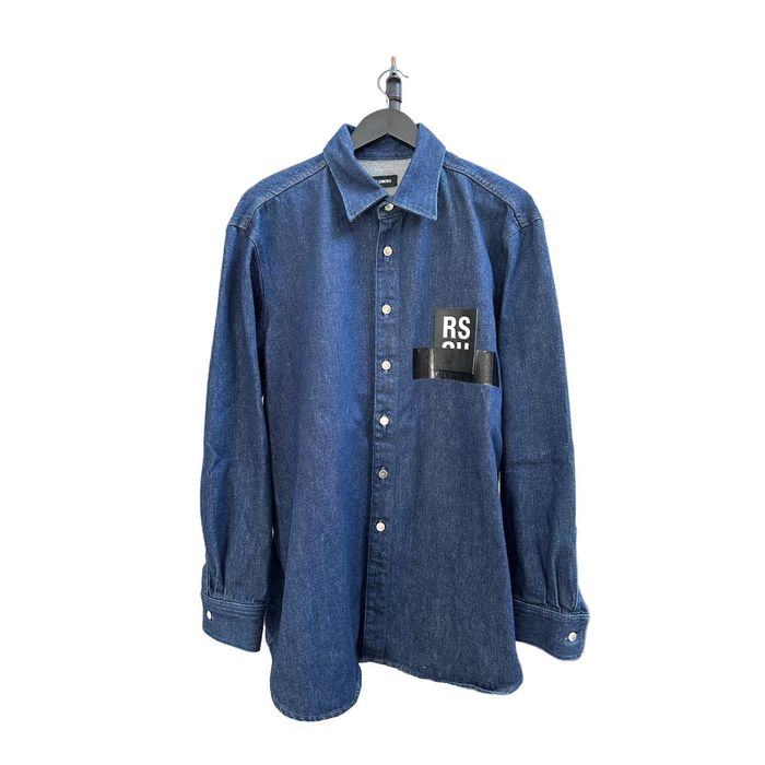 Raf simons carry discount over denim shirt