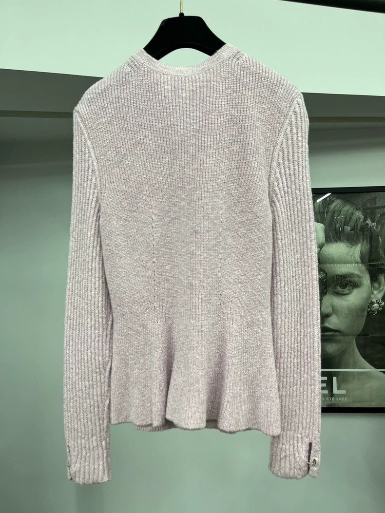 Chanel Chanel 23P pink knitted cardigan coat Size XS / US 0-2 / IT 36-38 - 3 Thumbnail
