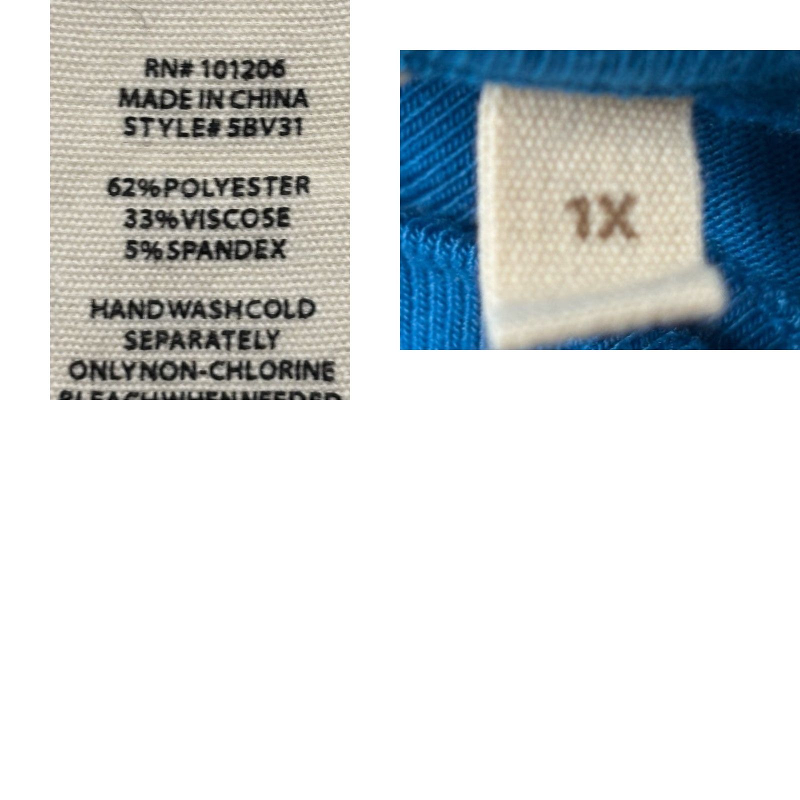 Soft Surroundings Soft Surroundings Madeline Tunic Asymmetric Knit Top Sweater Sz 1X Plus Blue Size XL / US 12-14 / IT 48-50 - 8 Thumbnail