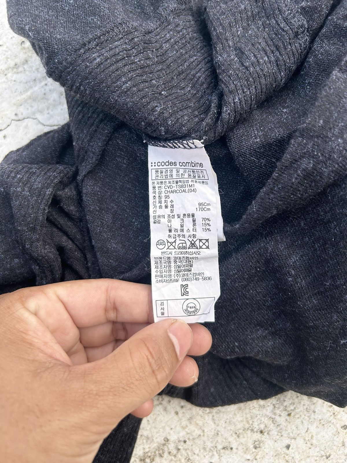 Japanese Brand Codes Combine High Turtle Neck Top Size US M / EU 48-50 / 2 - 8 Thumbnail