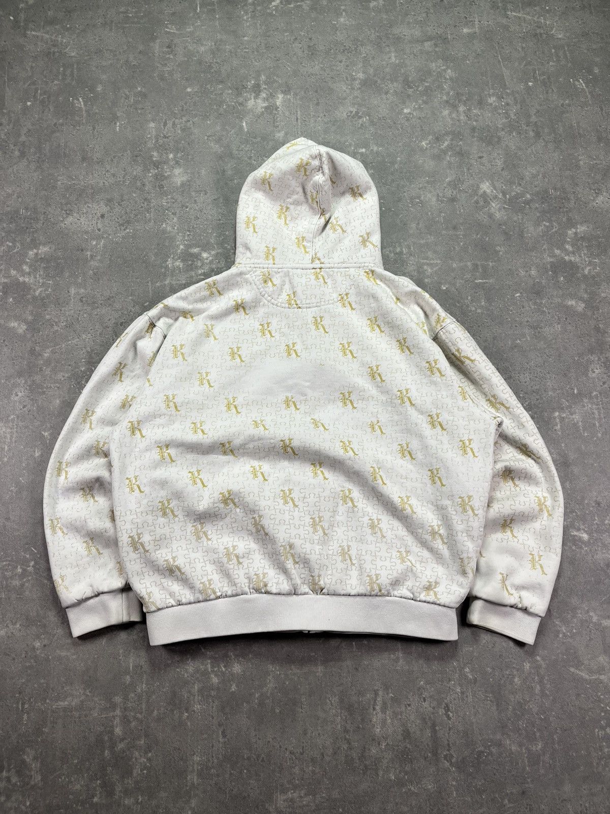 Karl Kani 2000s Karl Kani AOP Multilogo Embroidered Baggy Zip Hoodie L Size US L / EU 52-54 / 3 - 2 Thumbnail