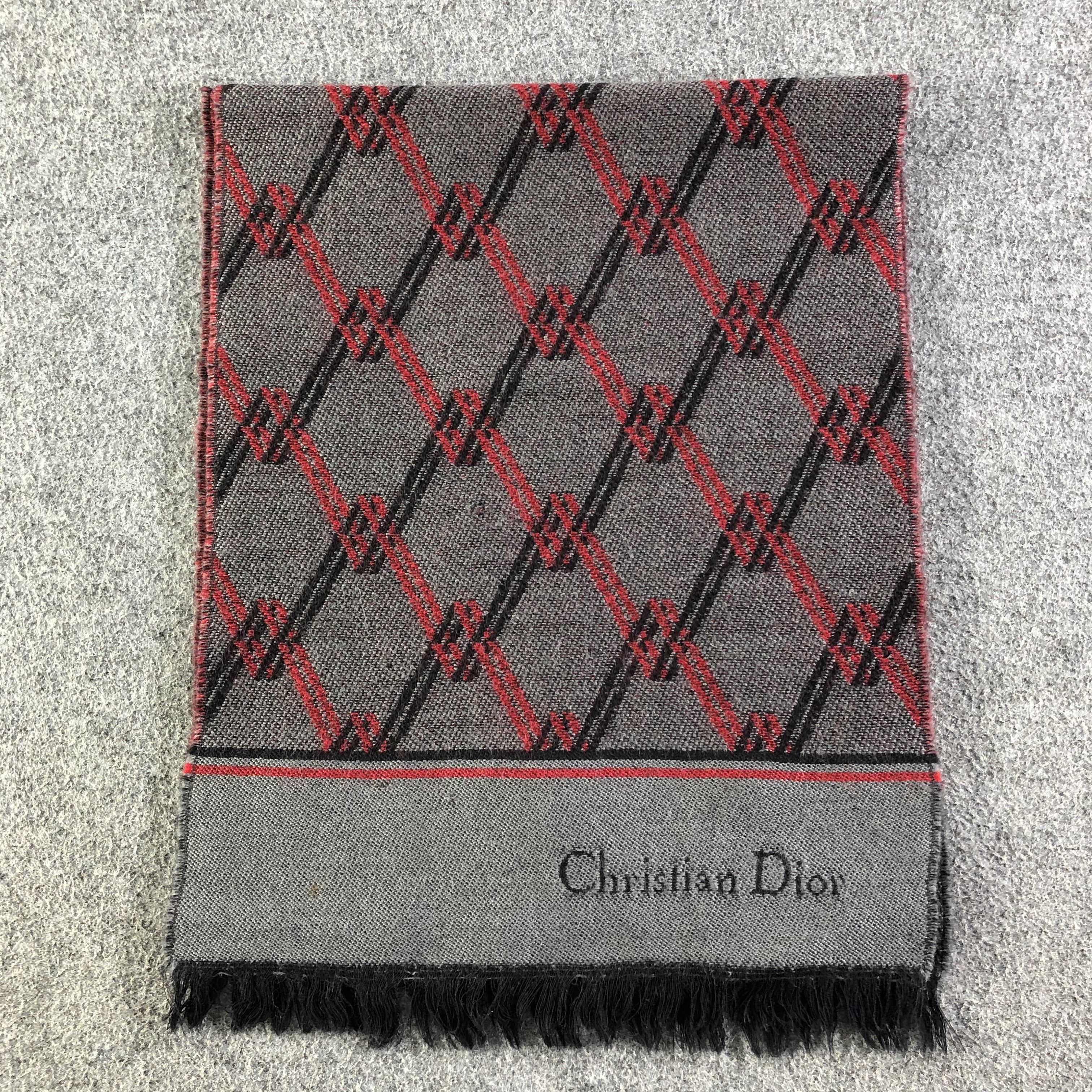 Vintage Christian Dior Scarf / Muffler / Neckwear Size ONE SIZE - 2 Thumbnail