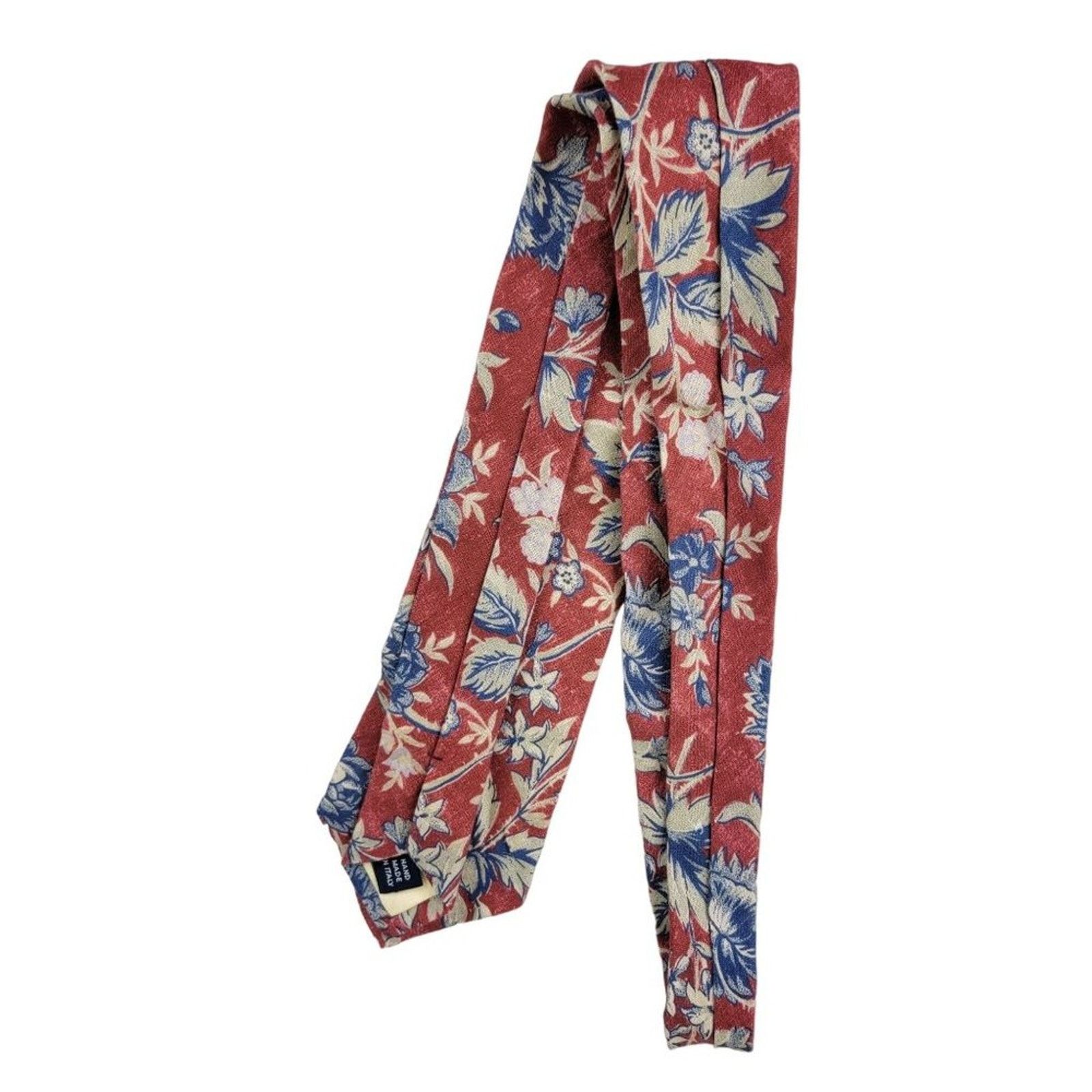 Polo Ralph Lauren Polo Ralph Lauren Linen Floral Neck Tie 3.5" x 58" Italy Size ONE SIZE - 4 Thumbnail