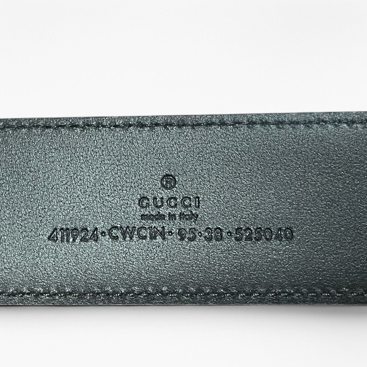 Gucci Gucci Black Interlocking Belt size 95cm Size 38 - 3 Thumbnail