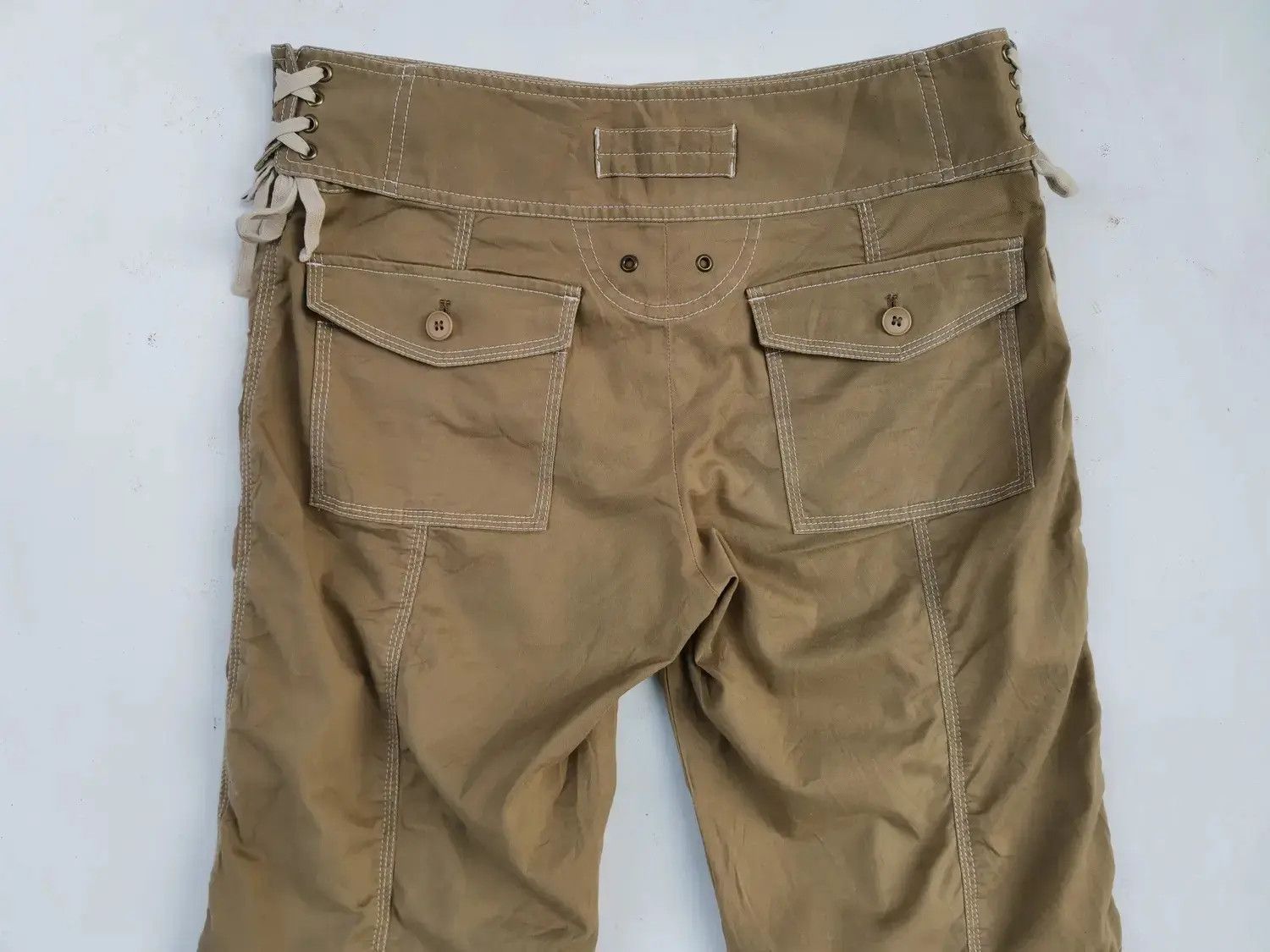 DKNY Rare!!! DKNY Tactical Cargo Multipocket Short Pants Size US 29 - 8 Thumbnail