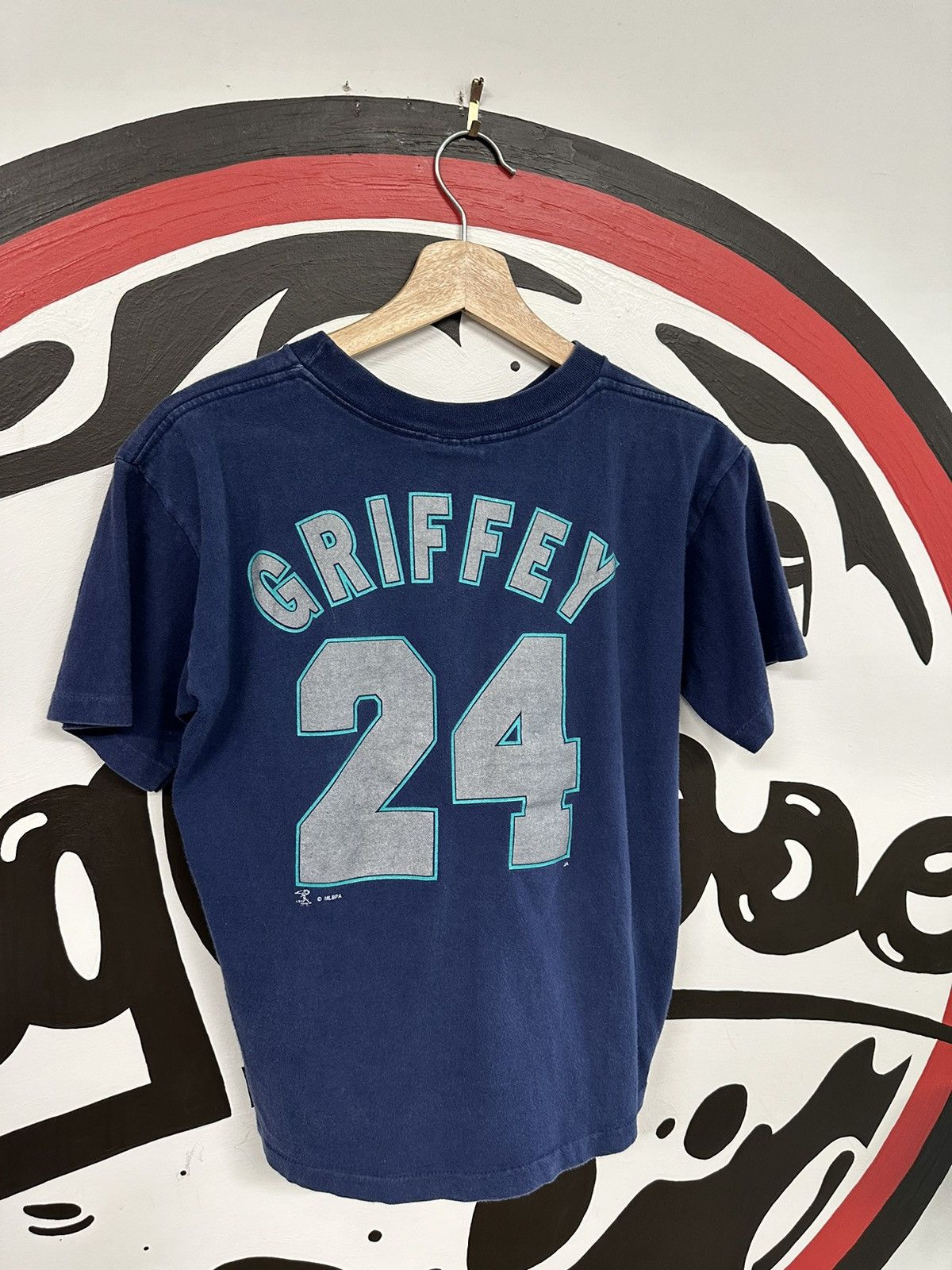MLB × Vintage Vintage 90s Seattle Mariners Ken Griffey Jr T-Shirt Size S / US 4 / IT 40 - 4 Thumbnail