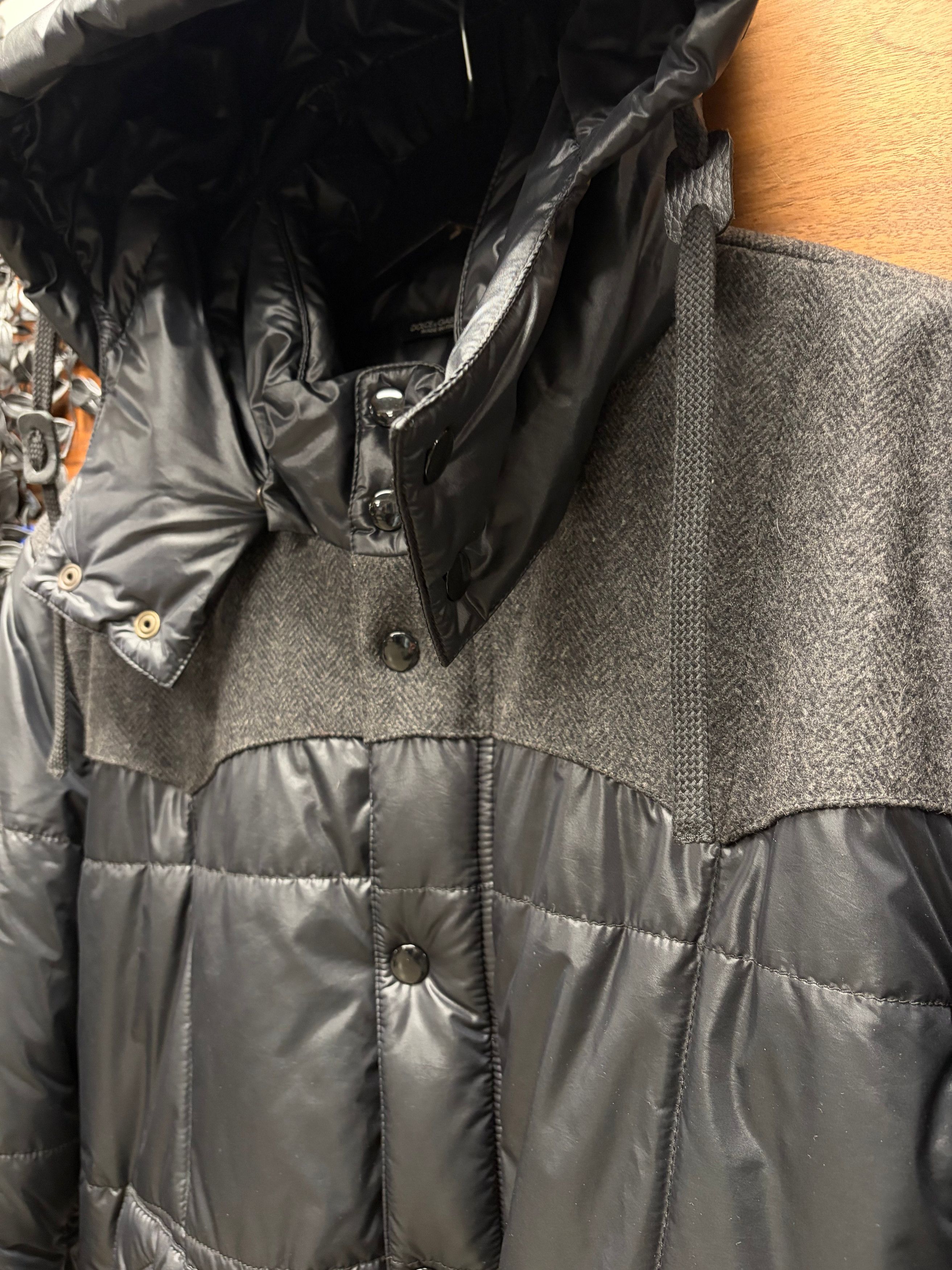 Dolce & Gabbana 2000s Dolce & Gabbana Mainline Down Filled Jacket with Western Herringbone Detailing Size US L / EU 52-54 / 3 - 2 Thumbnail