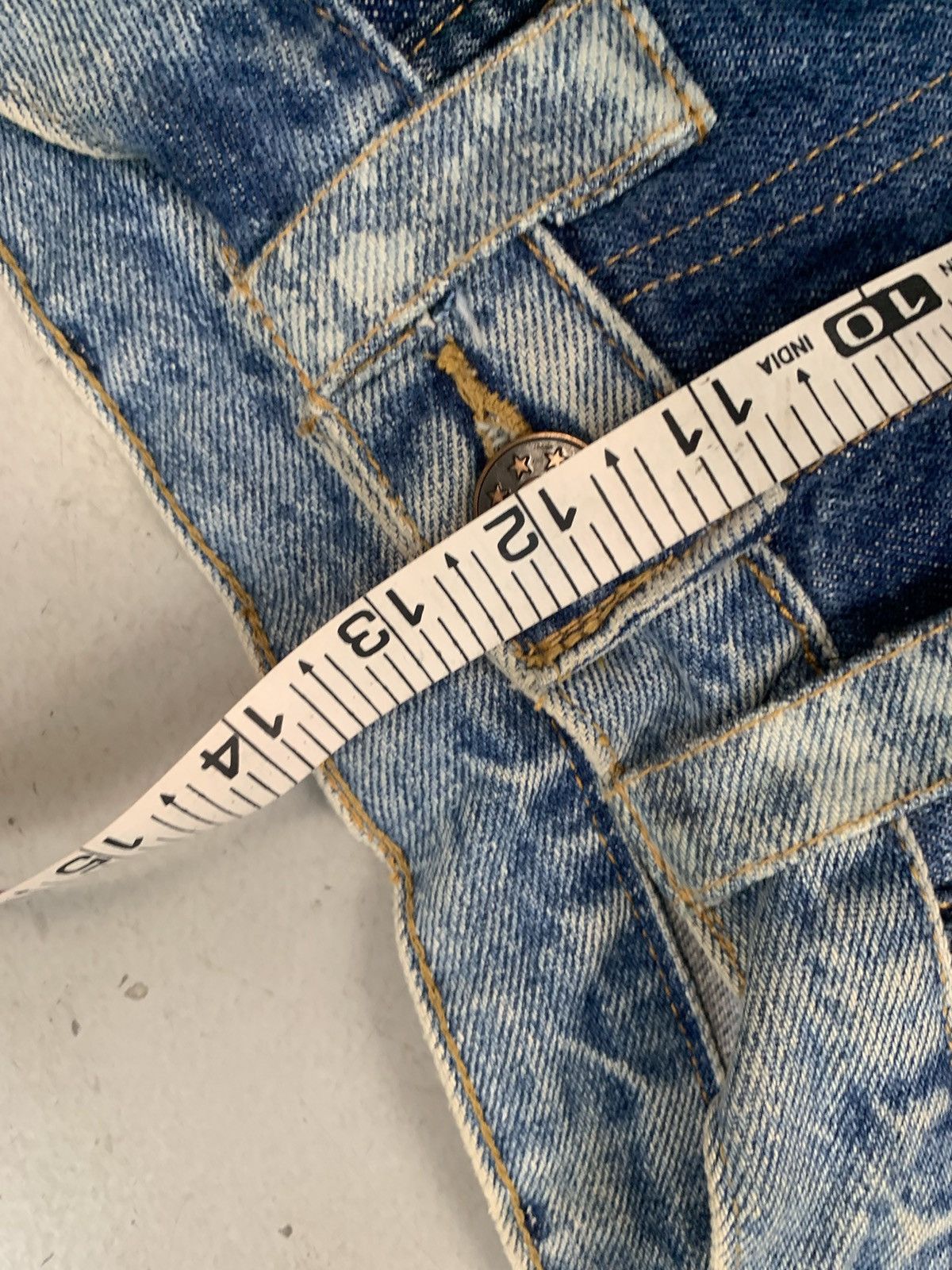 Levi's upcycled acid wash distressed baggy fit denim Size US 28 / EU 44 - 9 Thumbnail