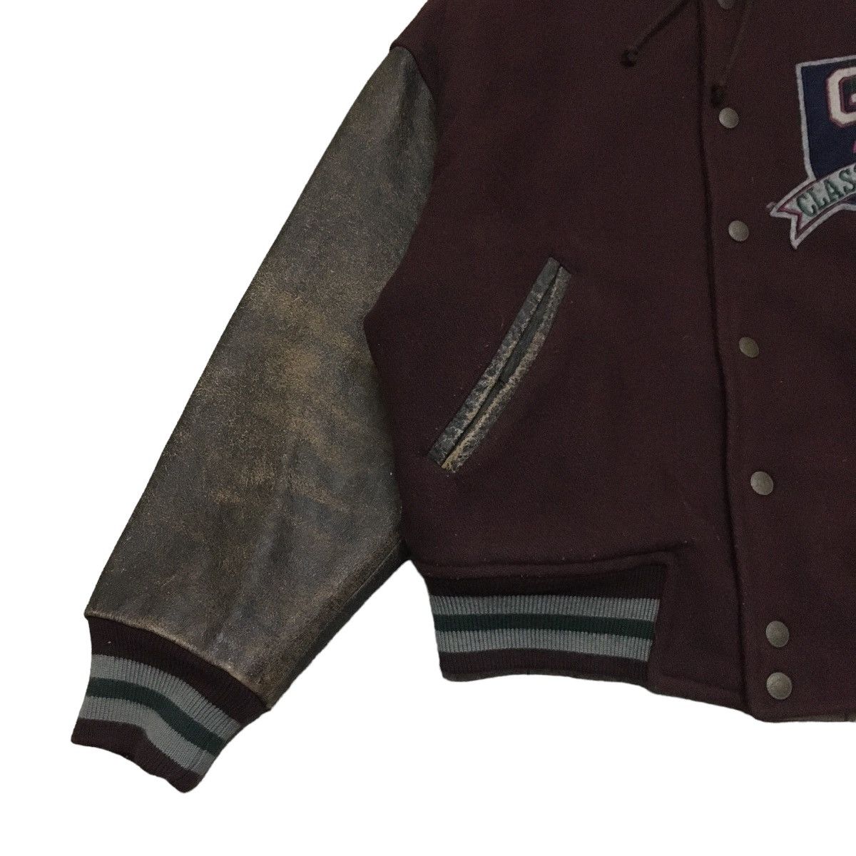 Vintage Rare Design Vintage O.Henry Leather Varsity Jacket 1983s Size US M / EU 48-50 / 2 - 5 Thumbnail