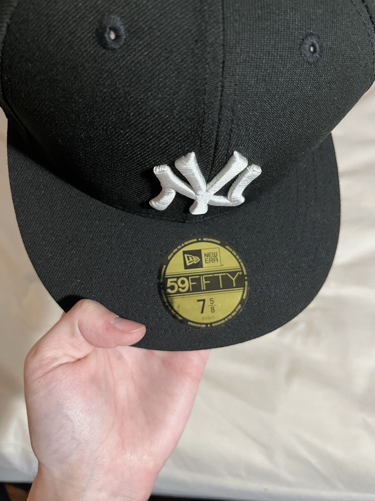 New York Yankees Ny yankees fitted hat 59fifty size 7 5/8 Size ONE SIZE - 2 Thumbnail