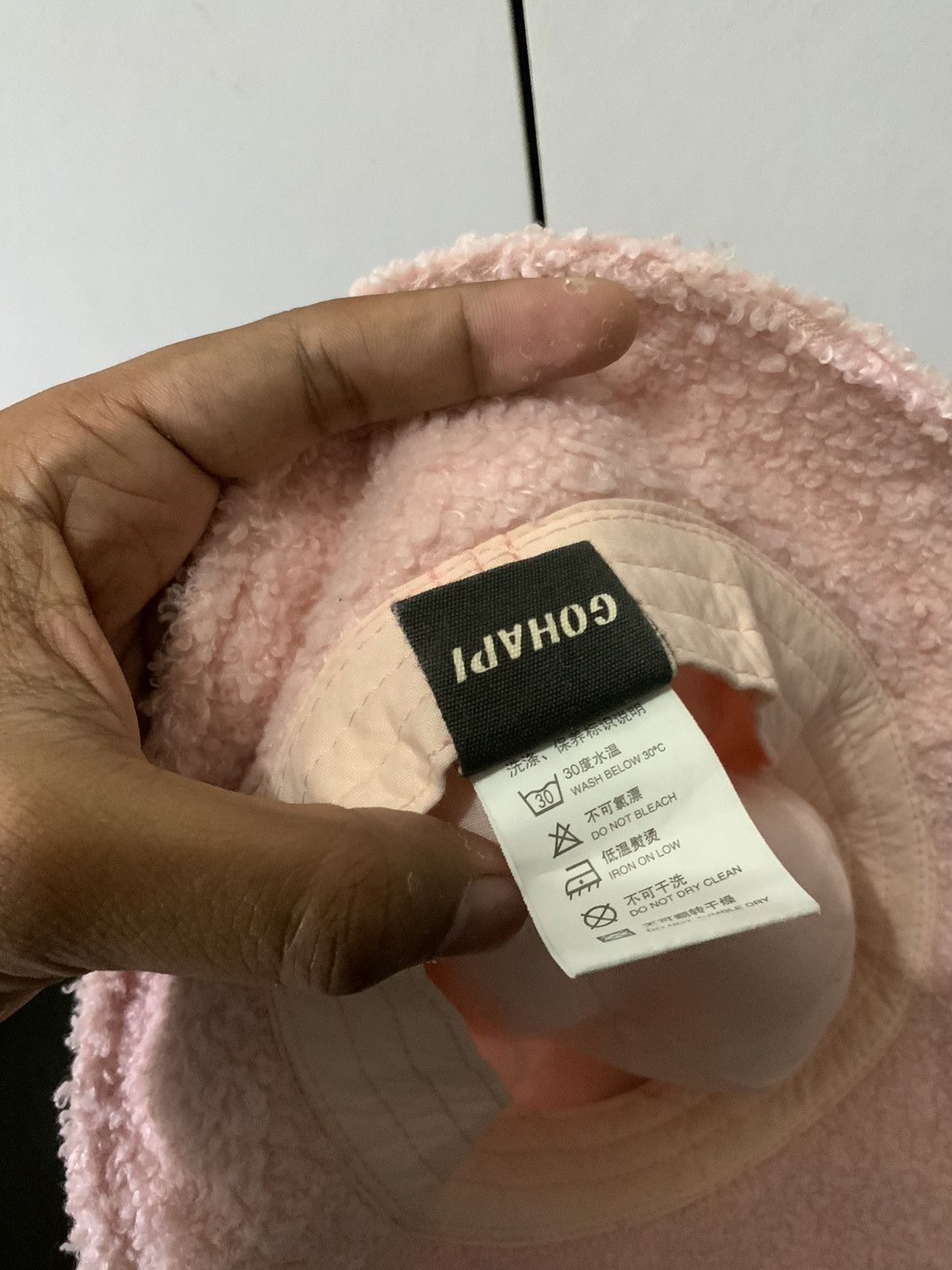 If Six Was Nine Life is Love Gohap Mohair Fur Pink Hat Size ONE SIZE - 11 Thumbnail