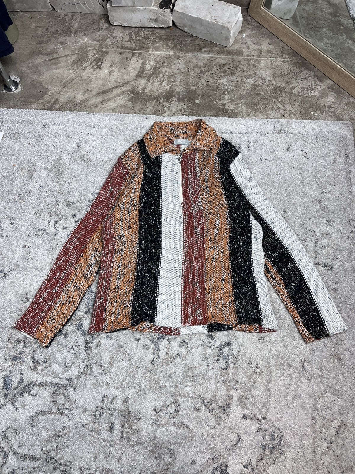Designer COOL VINTAGE ZIP SWEATER - 1679 Size US M / EU 48-50 / 2 - 3 Thumbnail