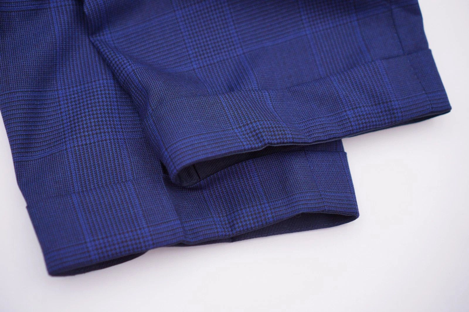 Suitsupply Men Suitsupply Trousers Navy Blue Brescia Regulators US40L Size 40L - 6 Thumbnail
