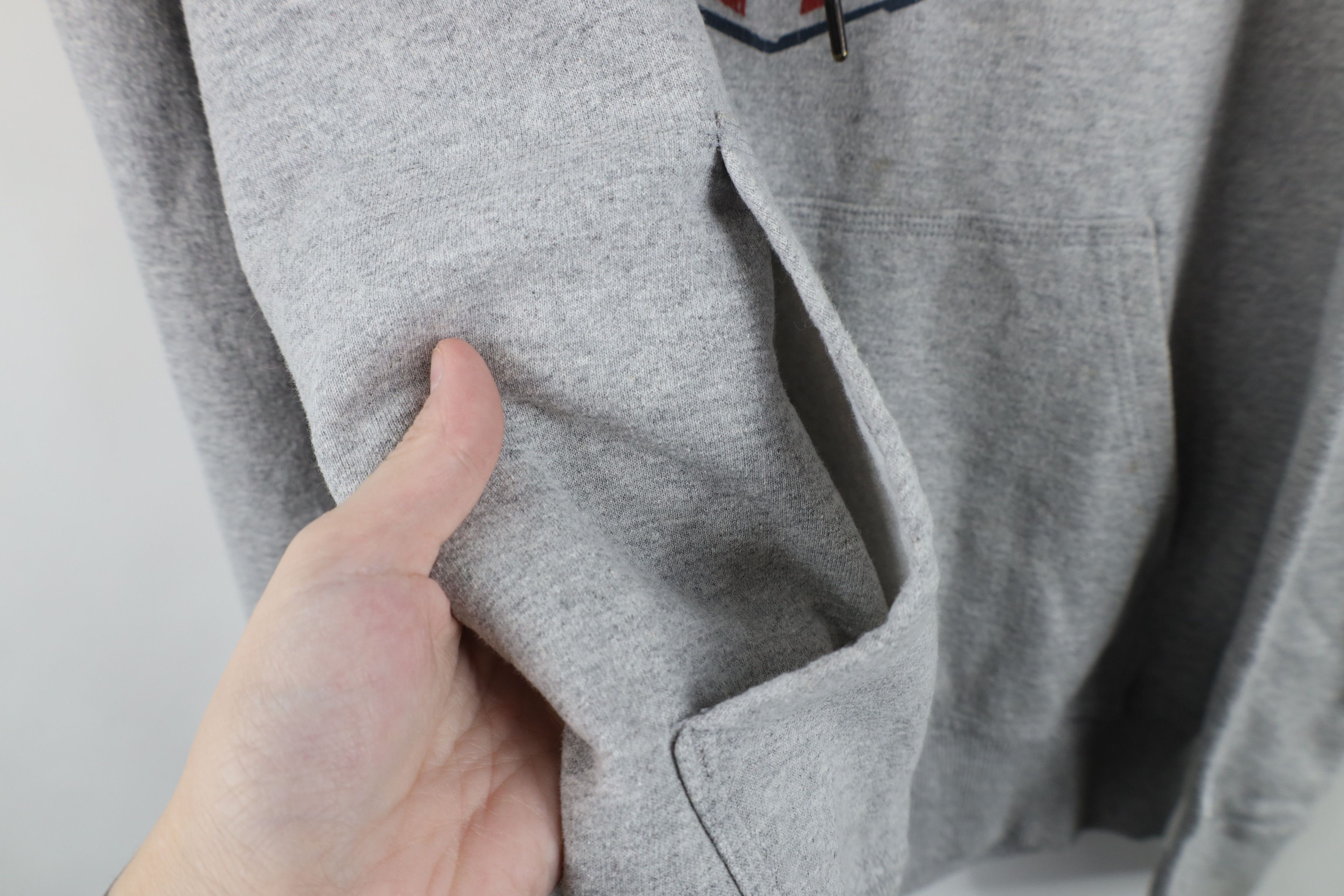 Champion Vintage Y2K Champion USA Hoodie Sweatshirt Heather Gray Size US M / EU 48-50 / 2 - 7 Thumbnail