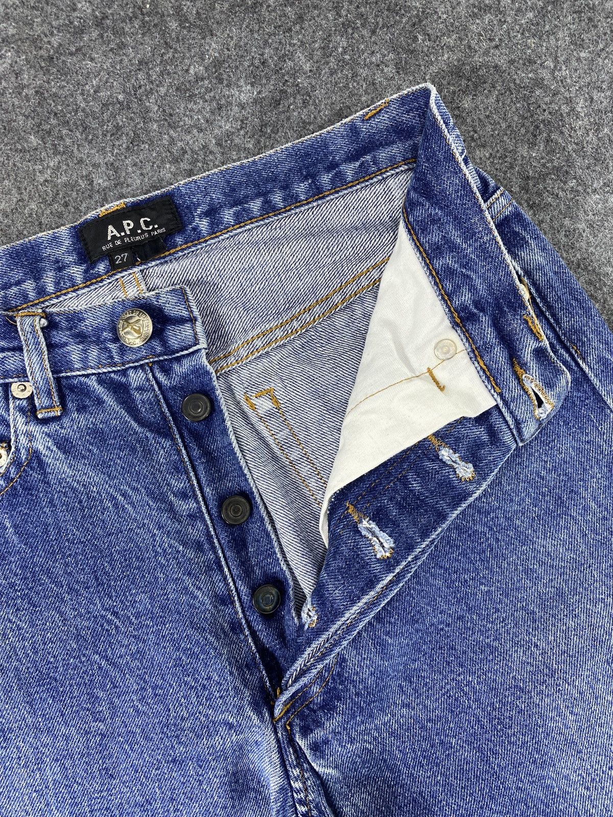 A.P.C. × Japanese Brand APC Blue Wash Jeans - J1127 Size US 26 / EU 42 - 7 Thumbnail