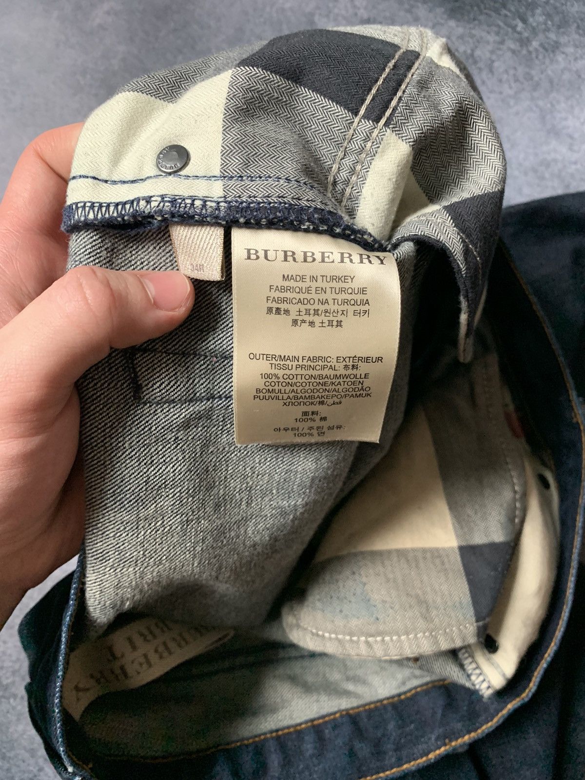 Burberry Burberry Brit Steadman navy Jeans Size US 34 / EU 50 - 14 Thumbnail