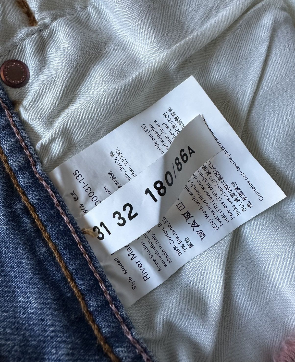 Acne Studios Acne Studios Bla Konst denim like new Size US 31 - 4 Thumbnail