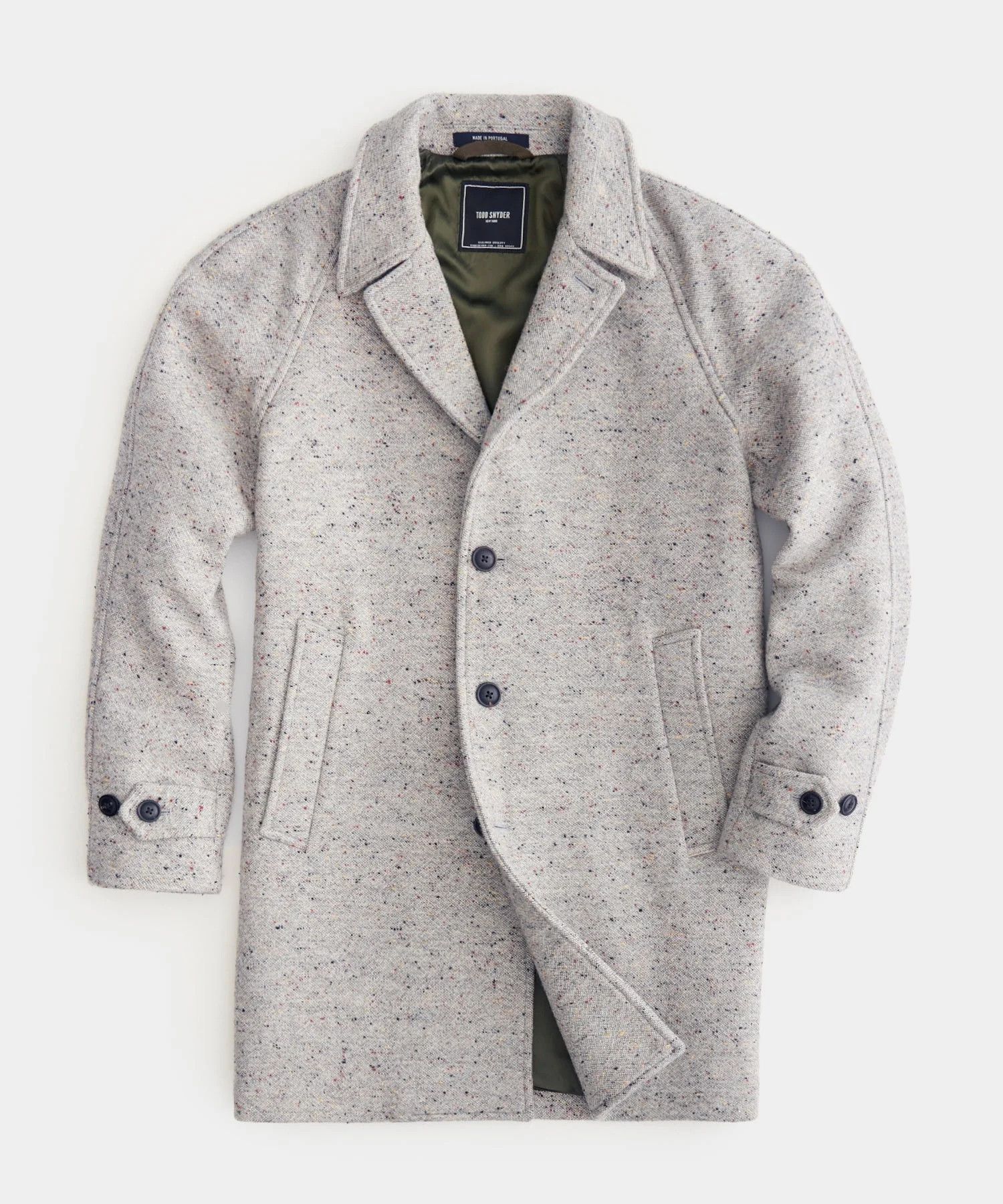 Todd Snyder Todd Snyder Italian Donegal Wool Carcoat SMALL $1298 Size US S / EU 44-46 / 1 - 1 Thumbnail