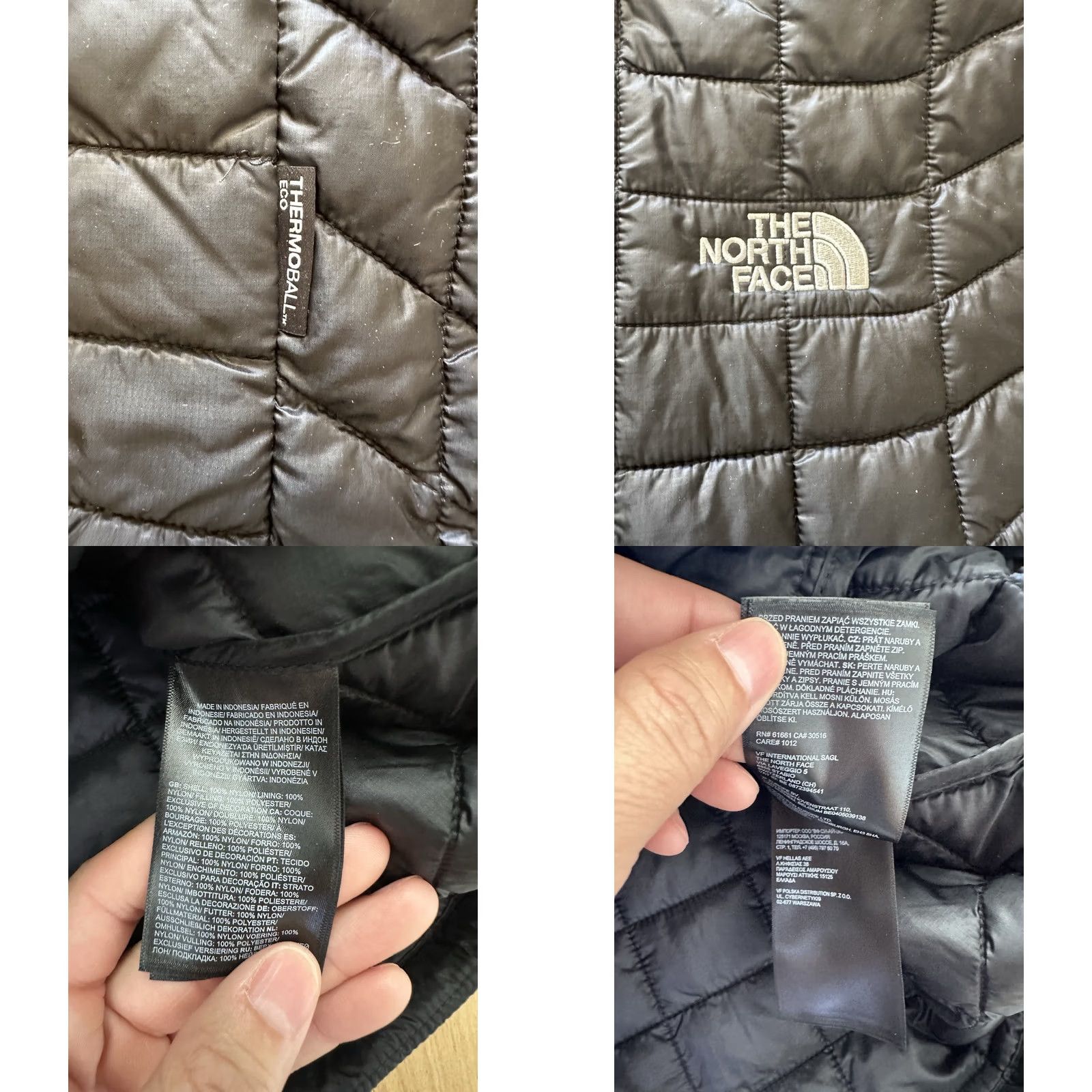 The North Face VINTAGE The North Face Vest Mens L Black ThermoBall Eco Quilted Puffer Insulated Size US L / EU 52-54 / 3 - 8 Thumbnail