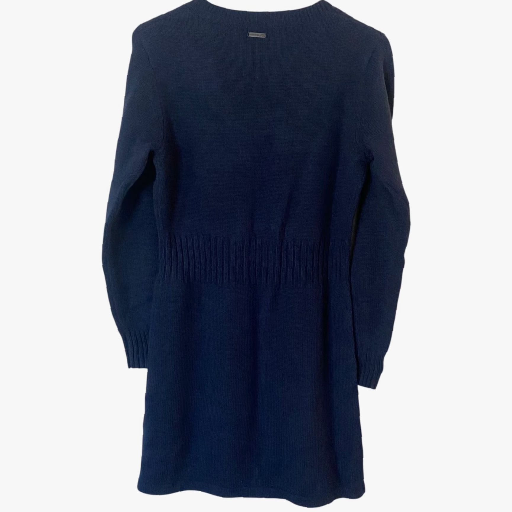Merrell VINTAGE Merrell Sweater Dress Mini Blue Women's Size Small Wool-Knit Long Sleeve Scoop Neck Casual Outdoor Classic Size S / US 4 / IT 40 - 4 Thumbnail