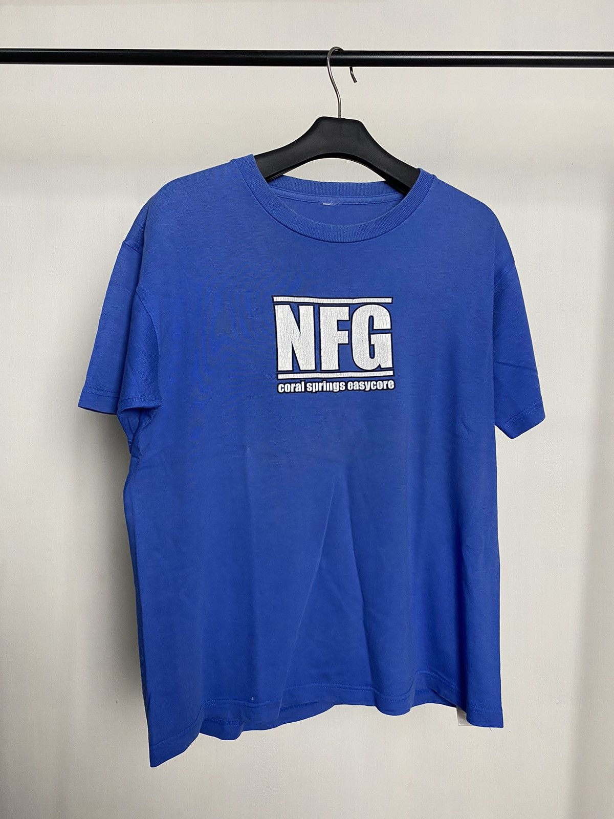 image of Band Tees x Rock Band New Found Glory Tshirt in Blue, Men's (Size Medium)
