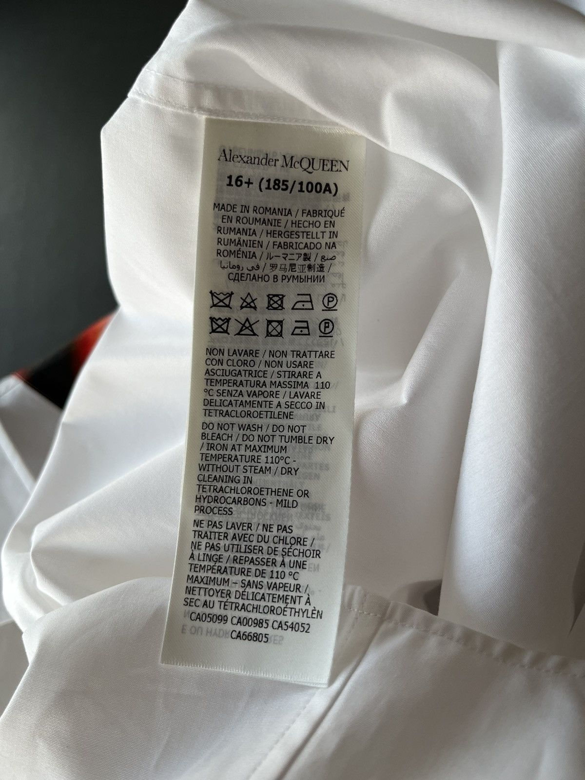 Alexander McQueen × MCQ × McQ Alexander McQueen Brand New Alexander McQueen Super Runway Shirt RARE Size US L / EU 52-54 / 3 - 8 Thumbnail