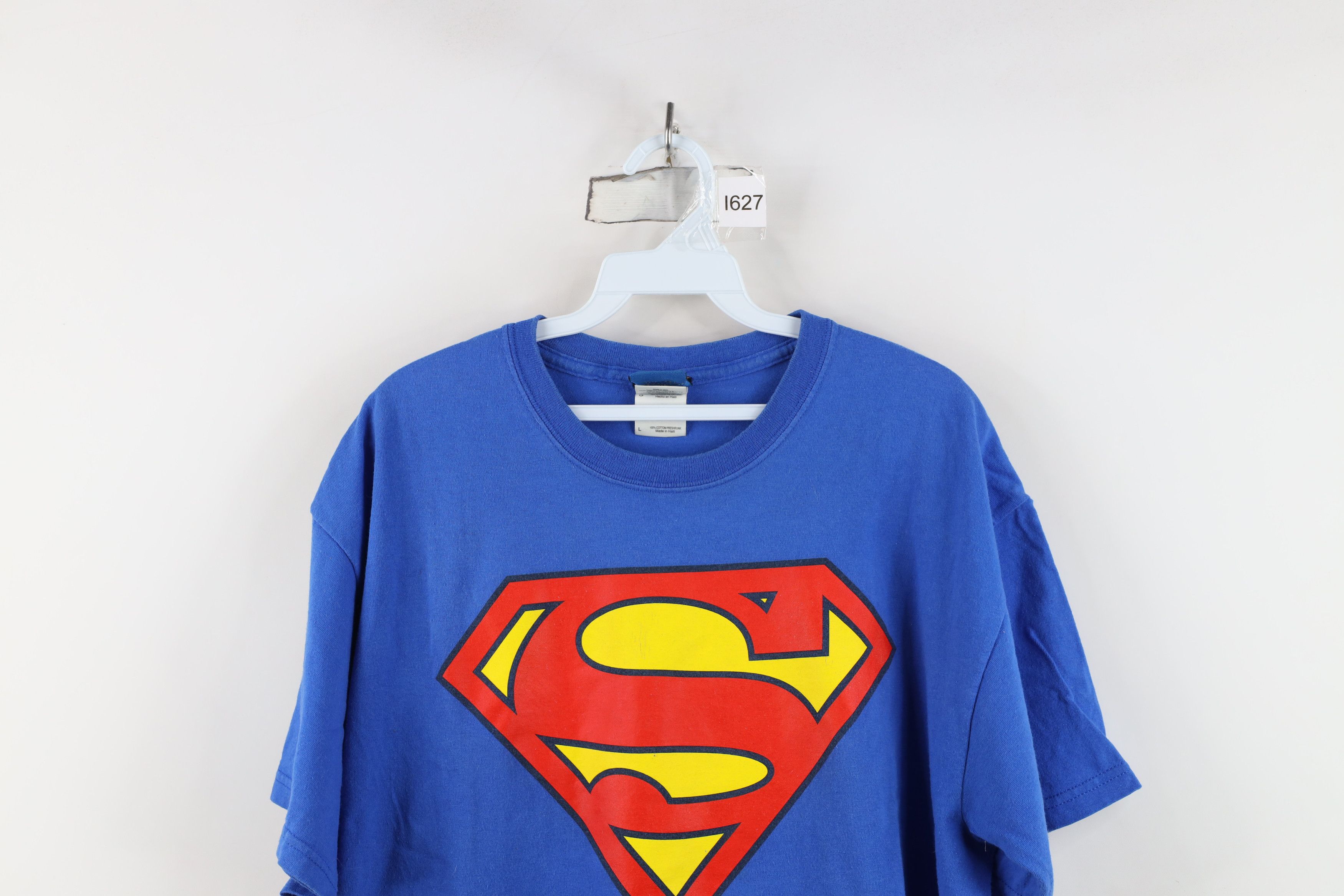 DC Comics Vintage Y2K DC Comics Superman Crest Short Sleeve T-Shirt Size US L / EU 52-54 / 3 - 2 Thumbnail