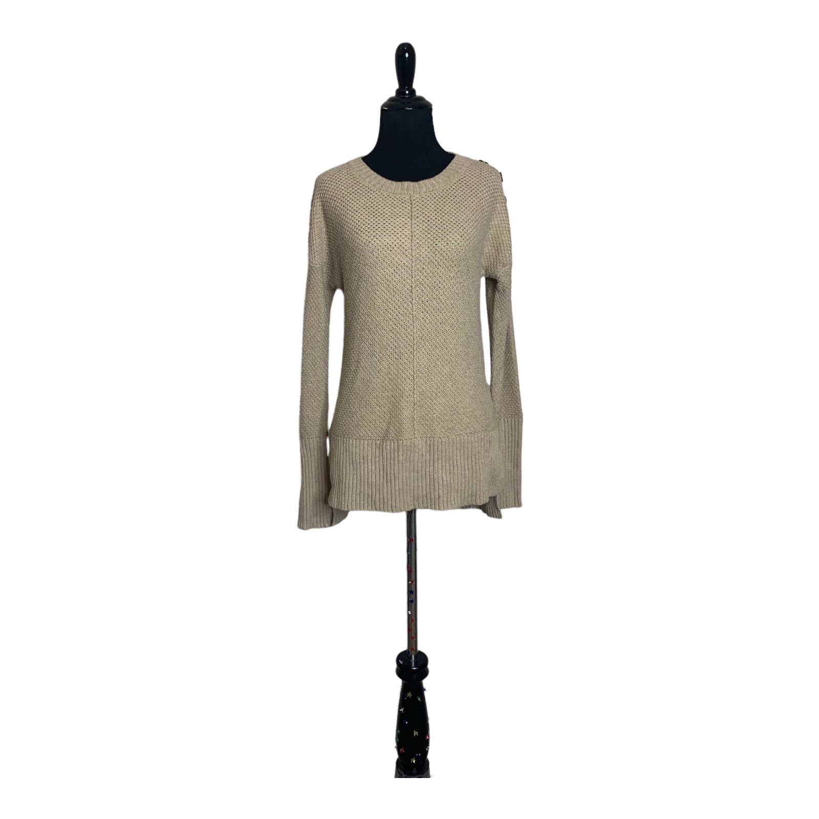 Rachel Zoe Rachel Zoe beige honey comb knit sweater size XS Size XS / US 0-2 / IT 36-38 - 9 Thumbnail