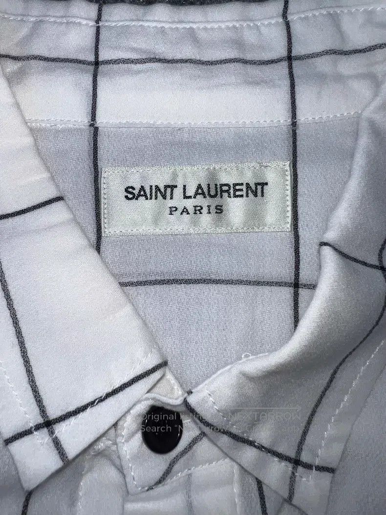 Saint Laurent Paris Saint Laurent Paris Black and white checkered shirt Size US L / EU 52-54 / 3 - 5 Thumbnail