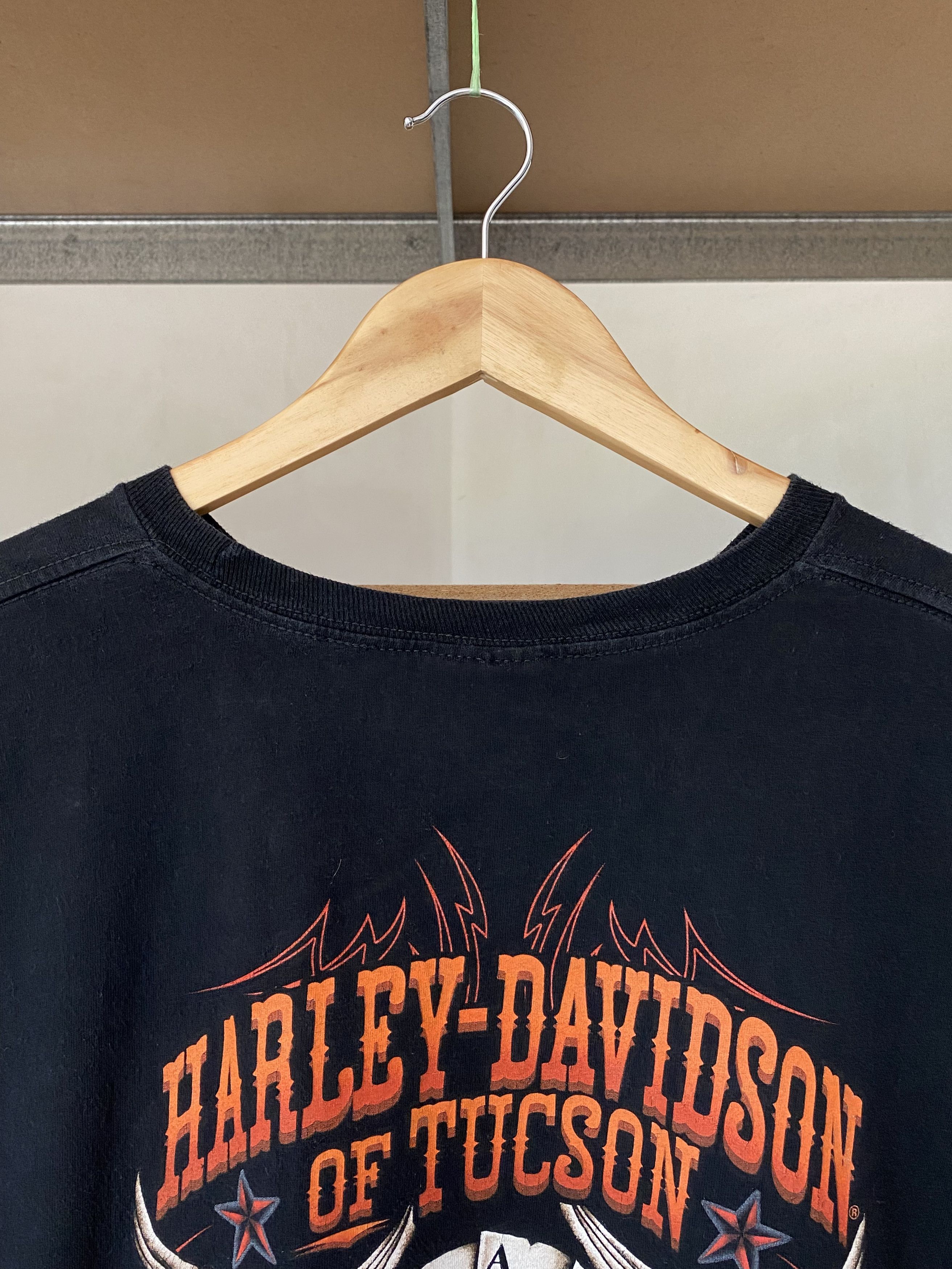 Harley Davidson Harley Davidson Vintage 2012 Tucson Arizona Faded T-shirt Size US XXL / EU 58 / 5 - 9 Thumbnail