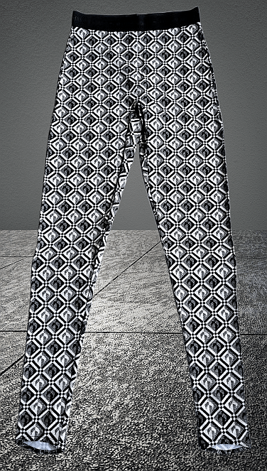 Marine Serre Crescent moon diamond jacquard print leggings Size 28" / US 6 / IT 42 - 1 Thumbnail