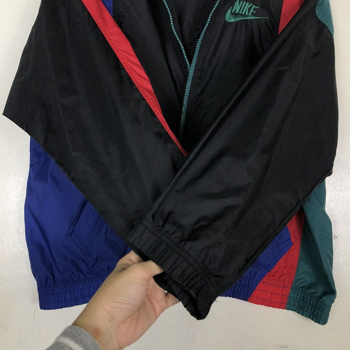 Nike 🔥VINTAGE NIKE LIGHT JACKET TRIPLE COLOUR DESIGN Size US L / EU 52-54 / 3 - 15 Thumbnail