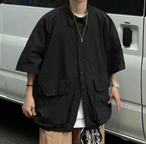 Other Japanese Style Black Oversized Shirt Size US M / EU 48-50 / 2 - 5 Thumbnail