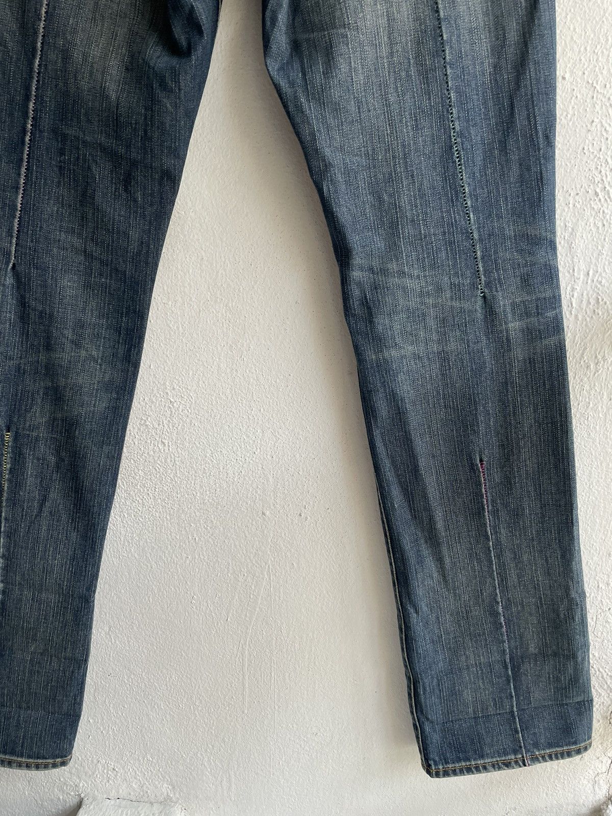 Paul Smith Sick🔥Stud Jeans Paul Smith Embroidery Denim Signature Stripe Size US 32 / EU 48 - 14 Thumbnail