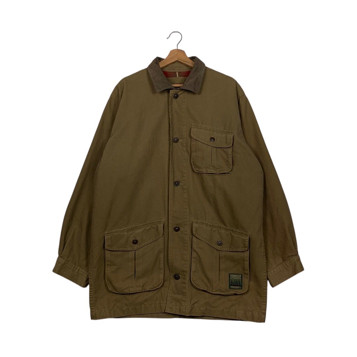 Timberland ☀️Vintage Timberland leather collar button jacket Size US M / EU 48-50 / 2 - 2 Thumbnail