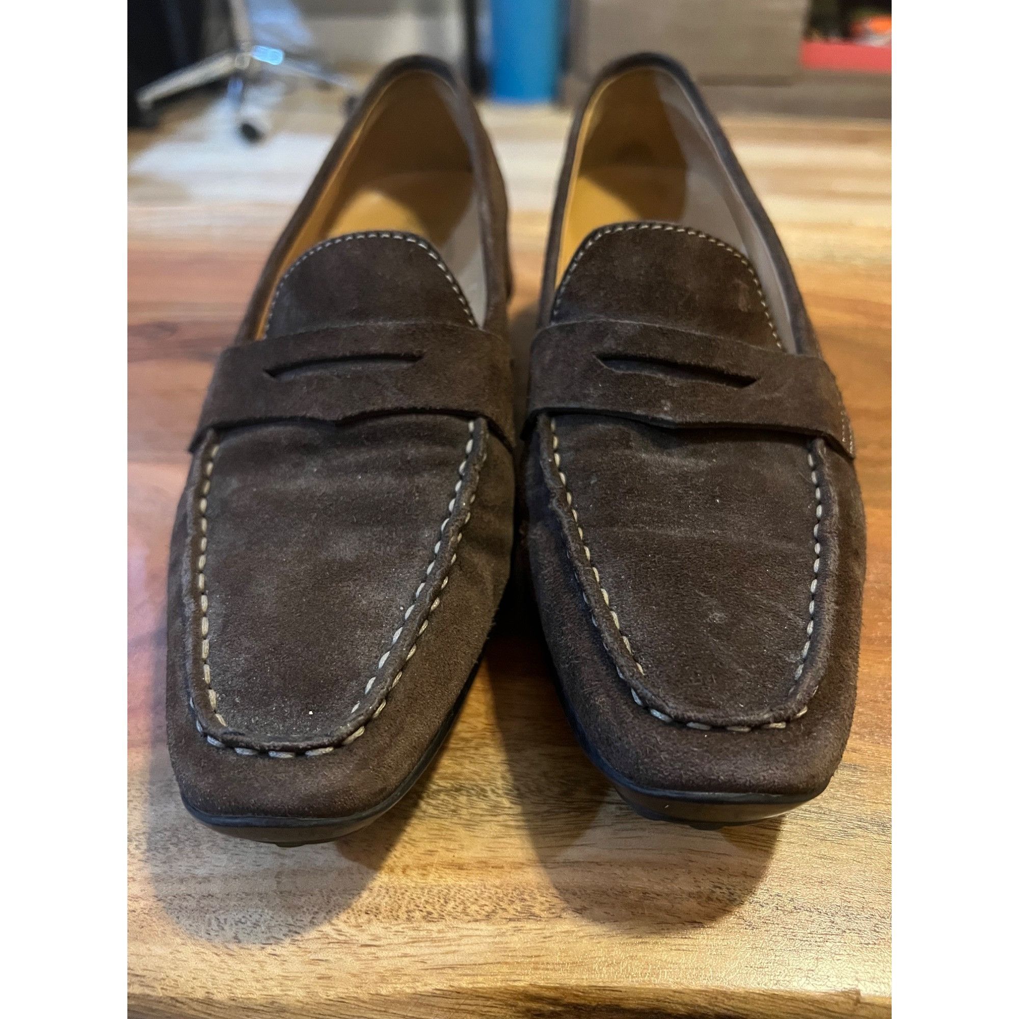 Tod's Tods Men’s Brown Leather Loafers - NWOT - Size 8.5 Size US 8.5 / IT 38.5 - 2 Thumbnail
