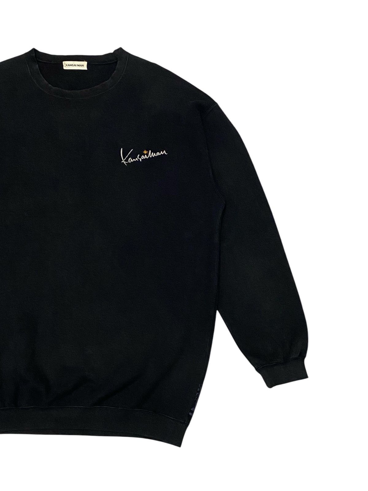 Kansai Yamamoto × Vintage Vintage 90s Kansai Man Over Print Sweatshirt Size US XL / EU 56 / 4 - 3 Thumbnail