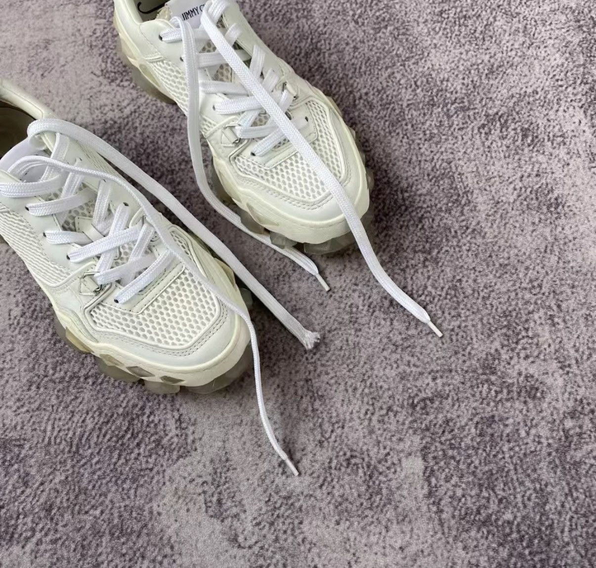 Jimmy Choo Jimmy Choo Crystal Sole Sneakers Size US 7 / IT 37 - 2 Thumbnail