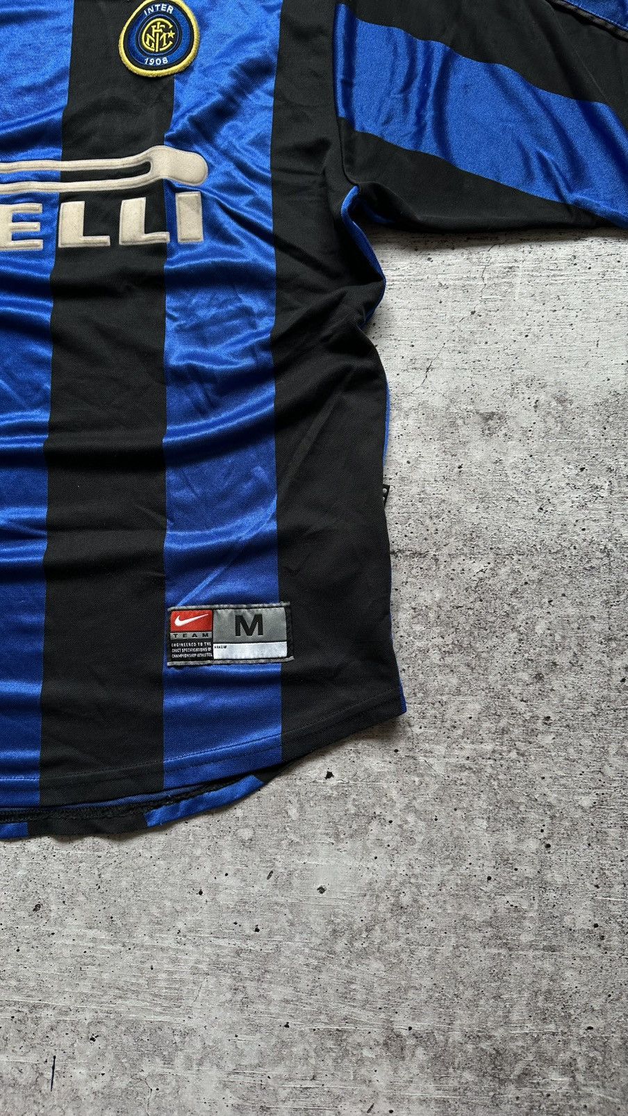 Nike 1999 Nike Internazionale Vintage Rare Soccer Jersey Size US M / EU 48-50 / 2 - 5 Thumbnail