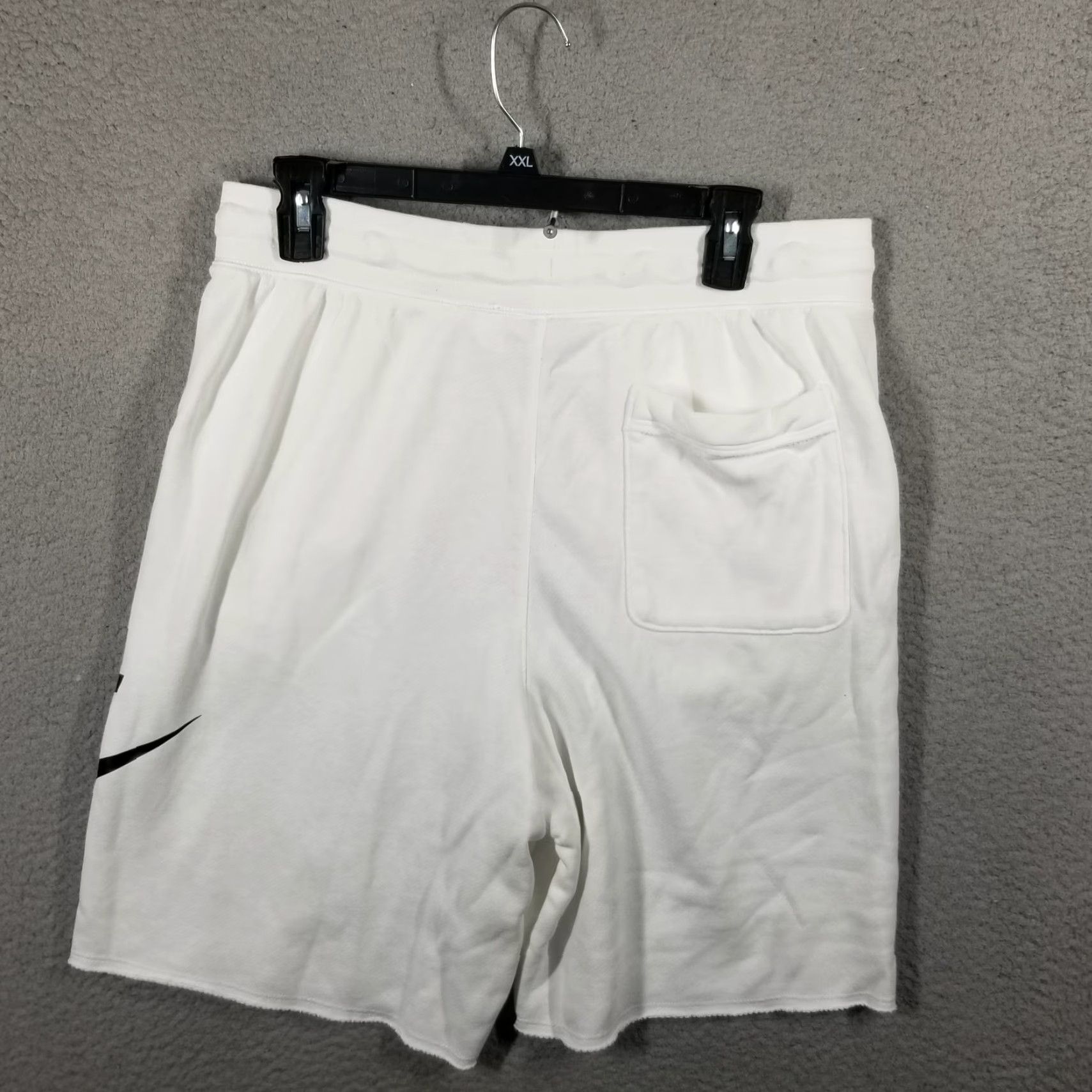 Nike Nike Mens Sportswear Shorts Alumini DX0502-100 White Soft Terr y French Size US 31 - 2 Thumbnail