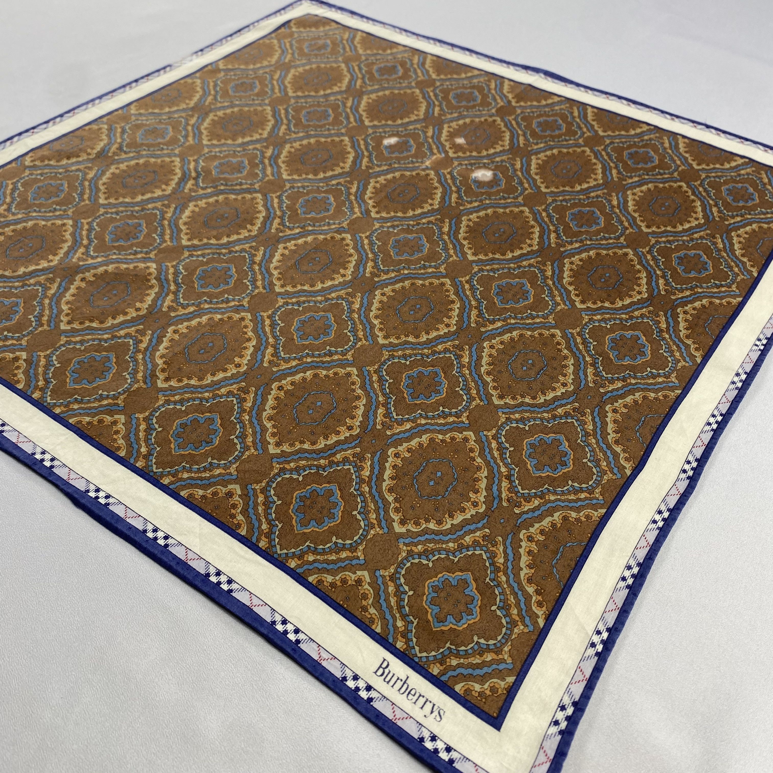 Burberry × Vintage Burberry Handkerchief / Neckerchief / Bandana-P1899 Size ONE SIZE - 2 Thumbnail